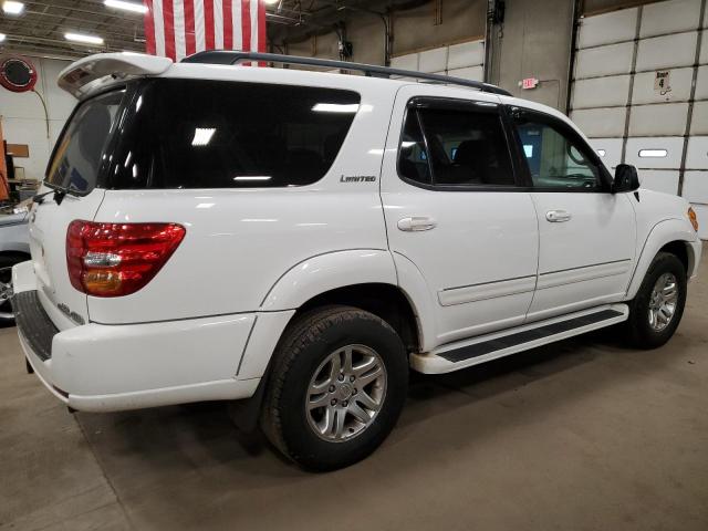 5TDBT48A84S224284 - 2004 TOYOTA SEQUOIA LIMITED WHITE photo 3