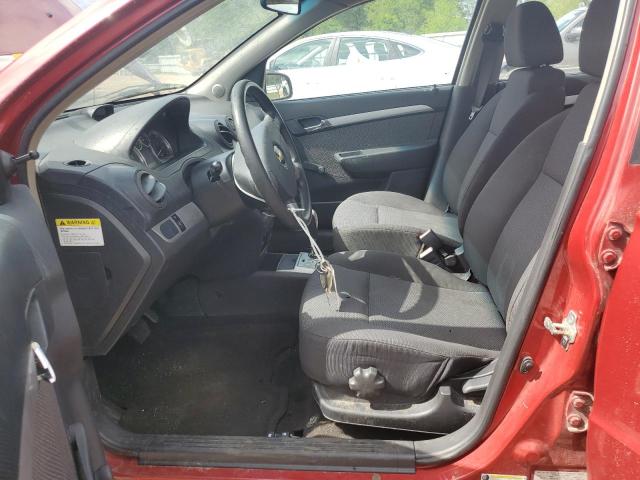 KL1TD5DE3AB102202 - 2010 CHEVROLET AVEO LS Qırmızı foto 7