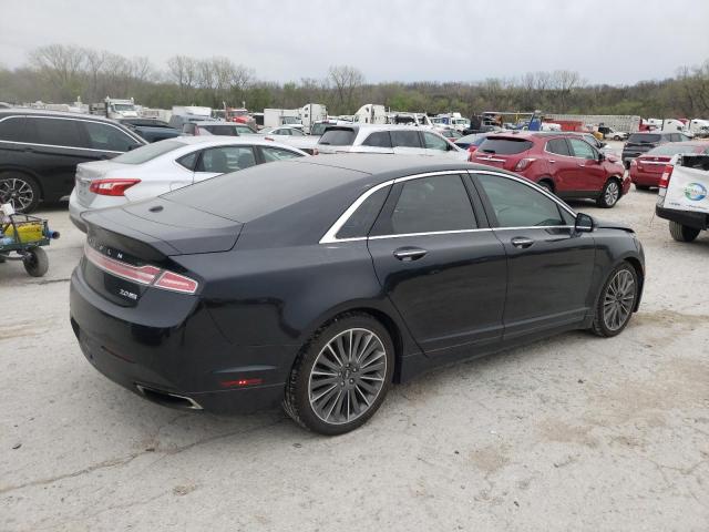 3LN6L2J9XER827095 - 2014 LINCOLN MKZ BLACK photo 3