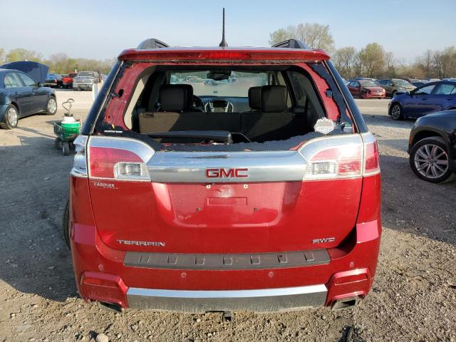 2GKFLZE39E6176119 - 2014 GMC TERRAIN DENALI RED photo 6