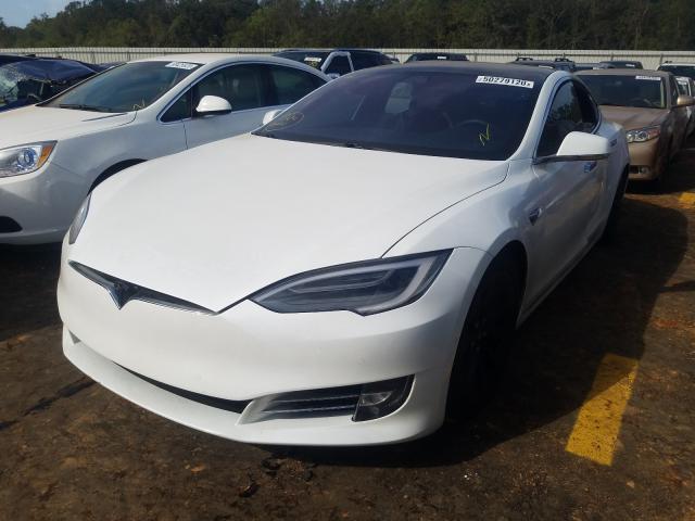 5YJSA1E24KF340584 - 2019 TESLA MODEL S თეთრი ფოტო 2
