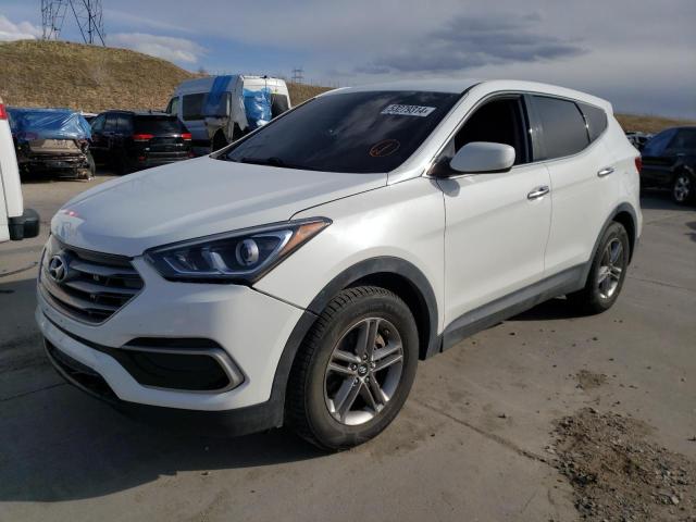 5NMZTDLB9HH011514 - 2017 HYUNDAI SANTA FE S WHITE photo 1