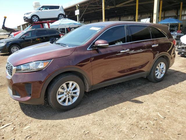 5XYPG4A30KG533988 - 2019 KIA SORENTO L BURGUNDY photo 1