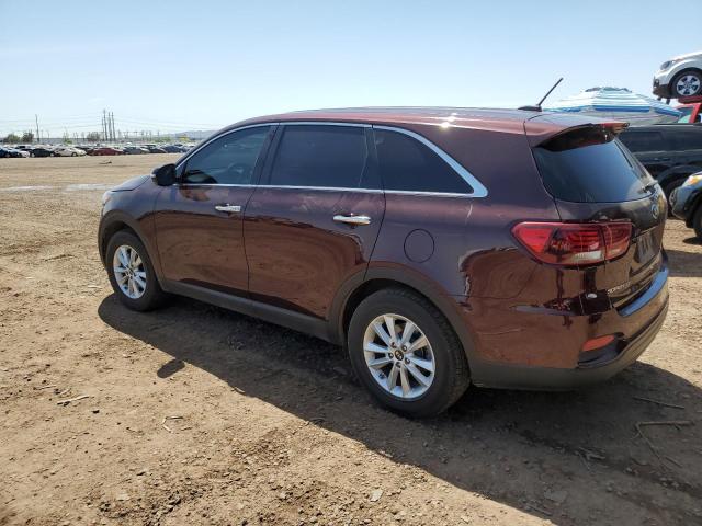 5XYPG4A30KG533988 - 2019 KIA SORENTO L BURGUNDY photo 2