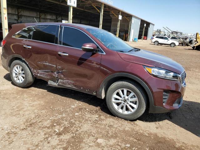 5XYPG4A30KG533988 - 2019 KIA SORENTO L BURGUNDY photo 4