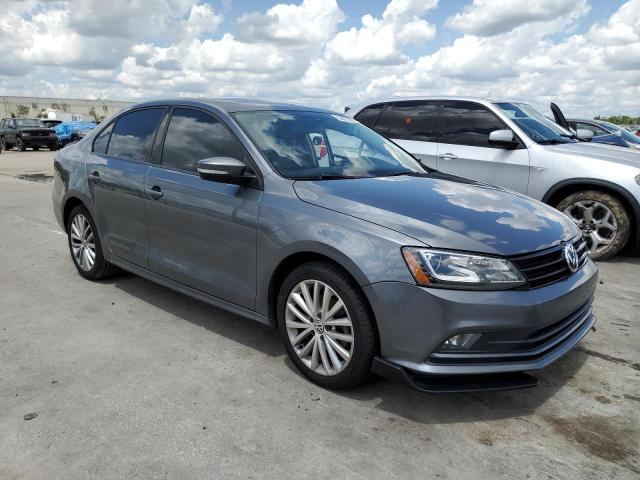 3VWL07AJ4GM378534 - 2016 VOLKSWAGEN JETTA SEL GRAY photo 4