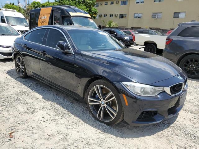 WBA4B3C54FD670301 - 2015 BMW 435 XI GRAN COUPE BLACK photo 4