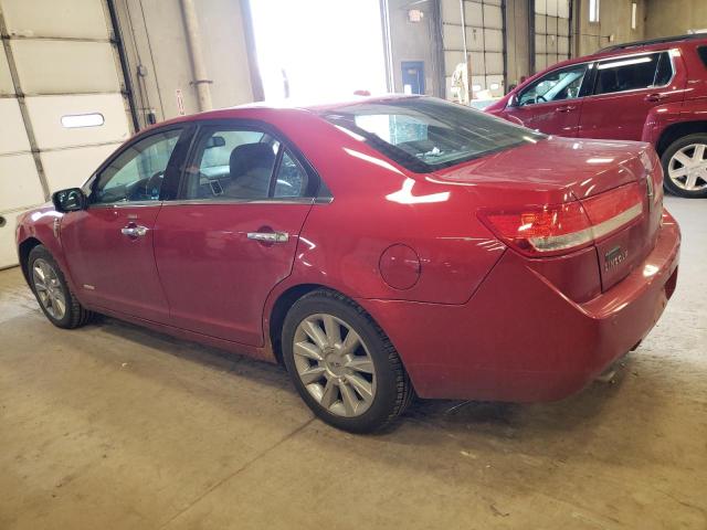 3LNDL2L37BR775758 - 2011 LINCOLN MKZ HYBRID RED photo 2