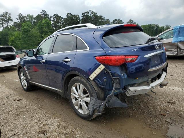 JN8CS1MW3FM481248 - 2015 INFINITI QX70 BLUE photo 2