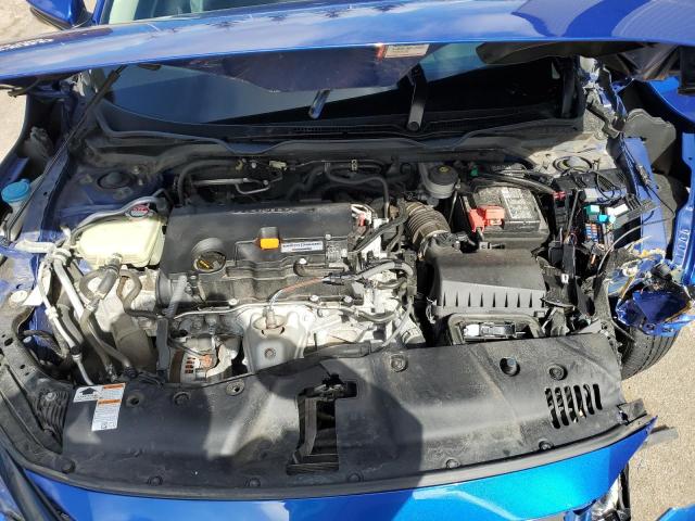 2HGFC2F71KH020775 - 2019 HONDA CIVIC EX BLUE photo 11