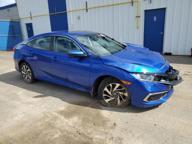 2HGFC2F71KH020775 - 2019 HONDA CIVIC EX BLUE photo 4