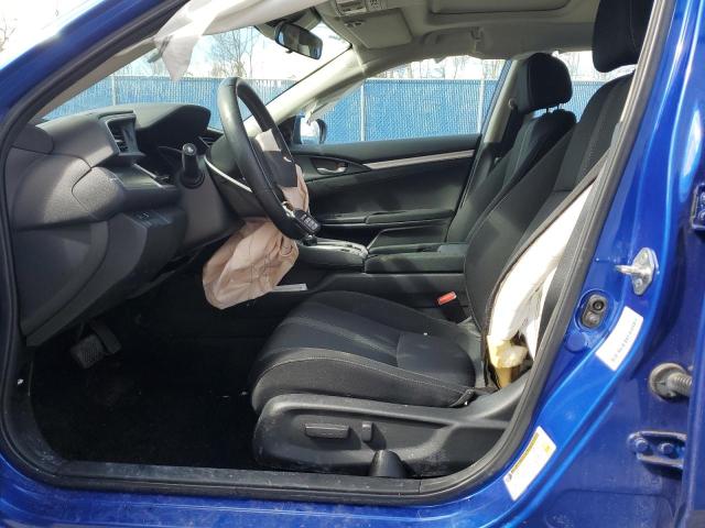 2HGFC2F71KH020775 - 2019 HONDA CIVIC EX BLUE photo 7