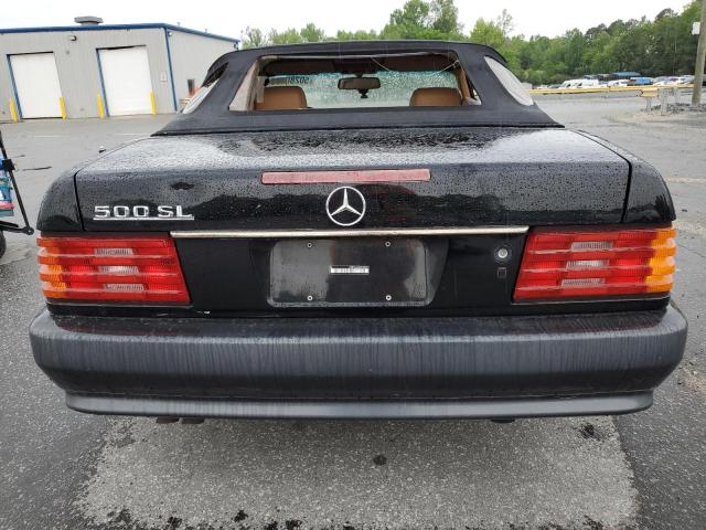 WDBFA66E0MF023471 - 1991 MERCEDES-BENZ 500 SL BLACK photo 6