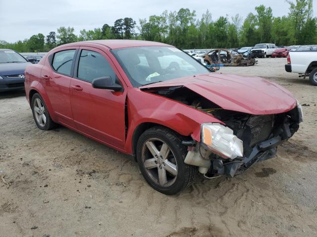 1C3CDZAB1DN713069 - 2013 DODGE AVENGER SE RED photo 4