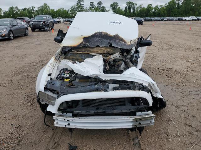1ZVBP8AM5E5245257 - 2014 FORD MUSTANG WHITE photo 5