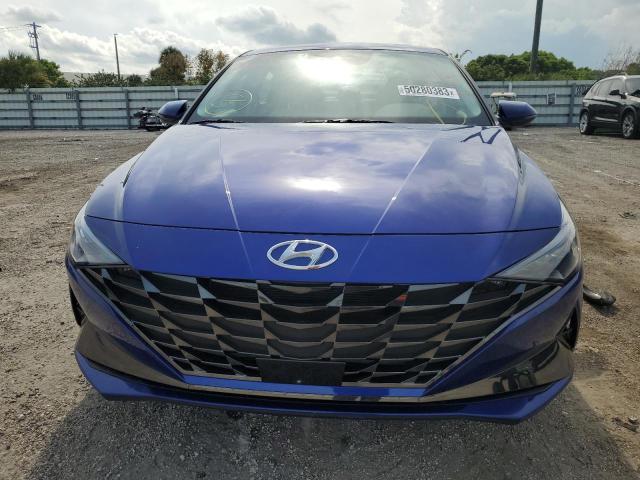 KMHLP4AG5PU479915 - 2023 HYUNDAI ELANTRA LIMITED BLUE photo 5