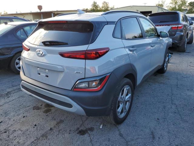 KM8K6CAB8NU842833 - 2022 HYUNDAI KONA SEL GRAY photo 3