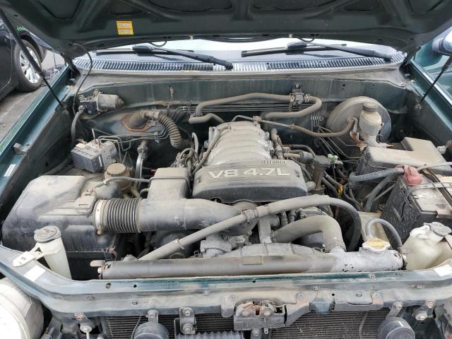 5TBBT44114S451699 - 2004 TOYOTA TUNDRA ACCESS CAB SR5 GREEN photo 11