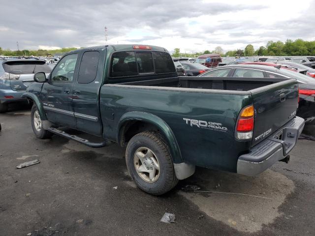 5TBBT44114S451699 - 2004 TOYOTA TUNDRA ACCESS CAB SR5 GREEN photo 2