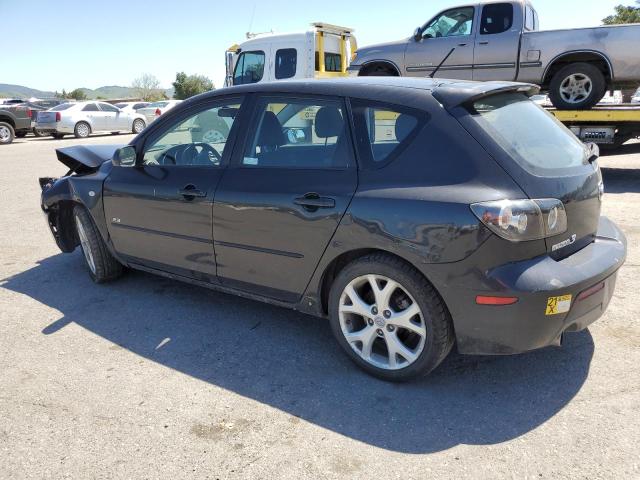 JM1BK344781846522 - 2008 MAZDA 3 HATCHBACK BLACK photo 2