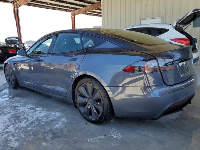 5YJSA1E57MF439591 - 2021 TESLA MODEL S Մոխրագույն լուսանկար 2