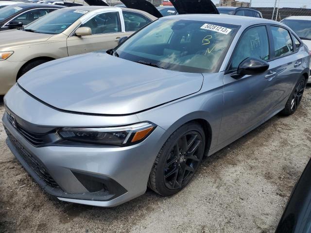 2HGFE2F57PH507964 - 2023 HONDA CIVIC SPORT 银色 照片 1