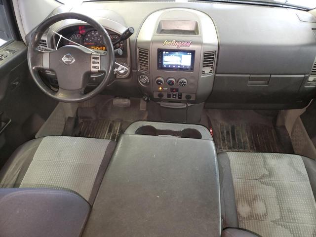 1N6AA06B04N543607 - 2004 NISSAN TITAN XE SILVER photo 8