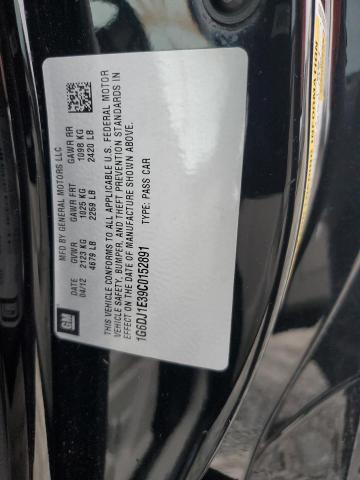 1G6DJ1E39C0152891 - 2012 CADILLAC CTS PERFORMANCE COLLECTION BLACK photo 12