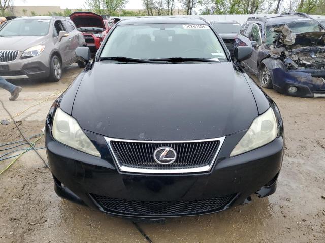 JTHBK262X82068098 - 2008 LEXUS IS 250 BLACK photo 5