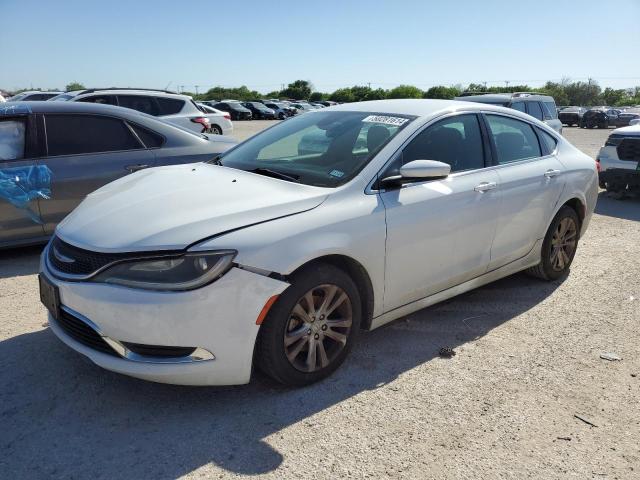 1C3CCCAB1FN574189 - 2015 CHRYSLER 200 LIMITED WHITE photo 1