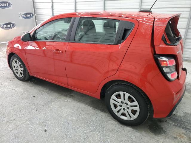 1G1JG6SB3L4124352 - 2020 CHEVROLET SONIC RED photo 2