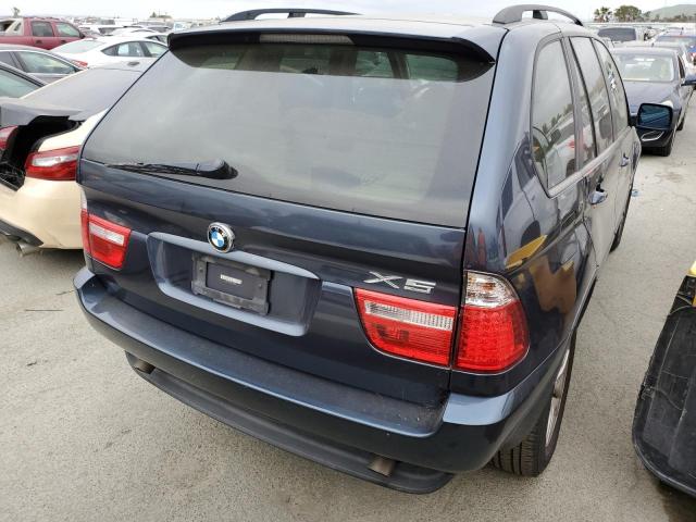 5UXFA13564LU24340 - 2004 BMW X5 3.0I BLUE photo 3