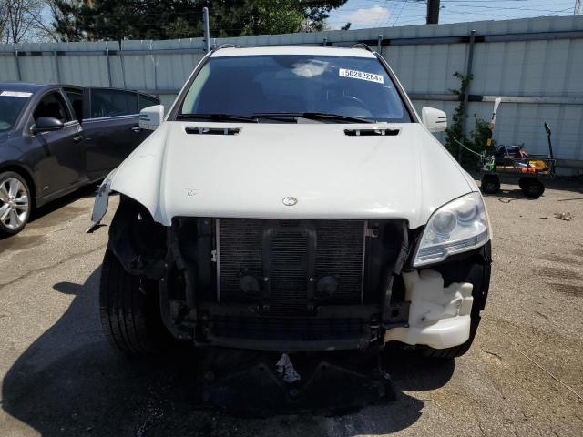 4JGBB8GB4BA694449 - 2011 MERCEDES-BENZ ML 350 4MATIC WHITE photo 5