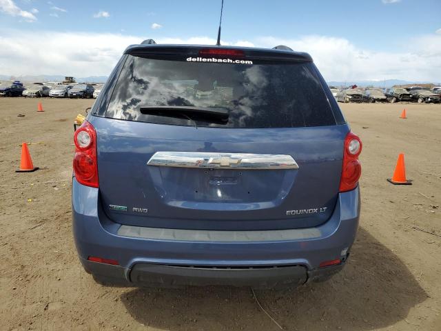 2GNFLEEK9C6275605 - 2012 CHEVROLET EQUINOX LT BLUE photo 6