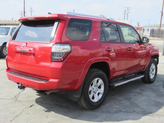 JTEBU5JR3G5342378 - 2016 TOYOTA 4RUNNER SR5/SR5 PREMIUM 红色 照片 4
