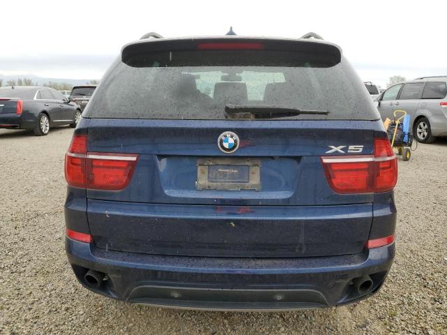 5UXZV4C57BL408454 - 2011 BMW X5 XDRIVE35I BLUE photo 6