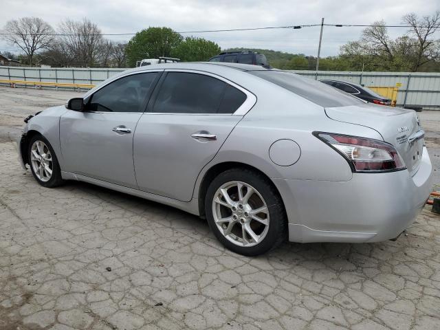 1N4AA5APXCC817026 - 2012 NISSAN MAXIMA S SILVER photo 2