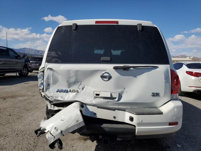 5N1AA08CX8N608909 - 2008 NISSAN ARMADA SE WHITE photo 6