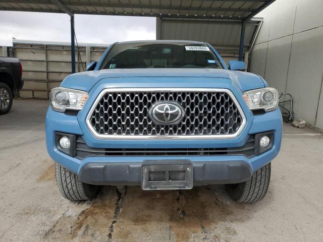 3TMCZ5AN4KM204861 - 2019 TOYOTA TACOMA DOUBLE CAB BLUE photo 5