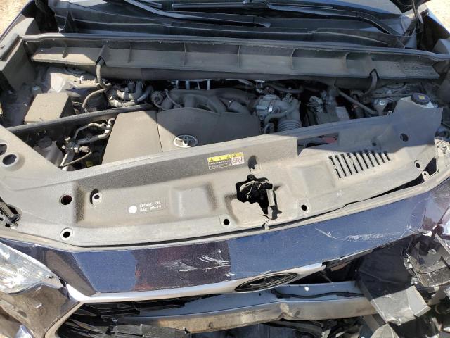 5TDGZRBH5LS020810 - 2020 TOYOTA HIGHLANDER XLE BLUE photo 12