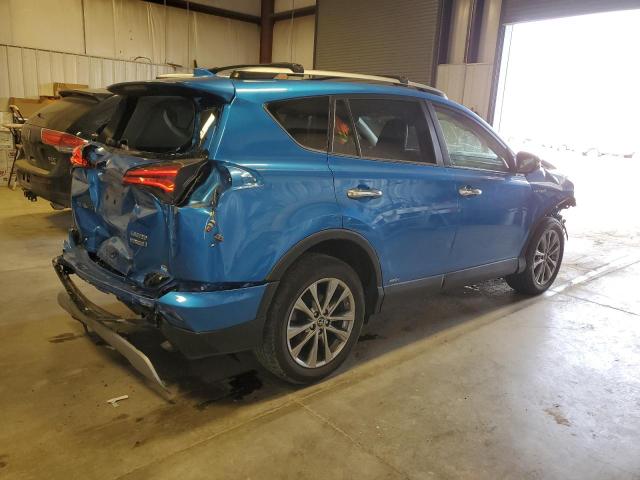 JTMDJREV7JD155369 - 2018 TOYOTA RAV4 HV LIMITED BLUE photo 3