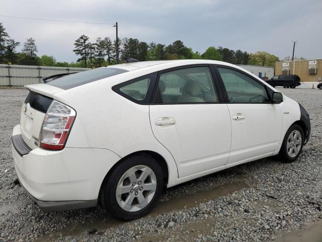 JTDKB20U983321675 - 2008 TOYOTA PRIUS WHITE photo 3