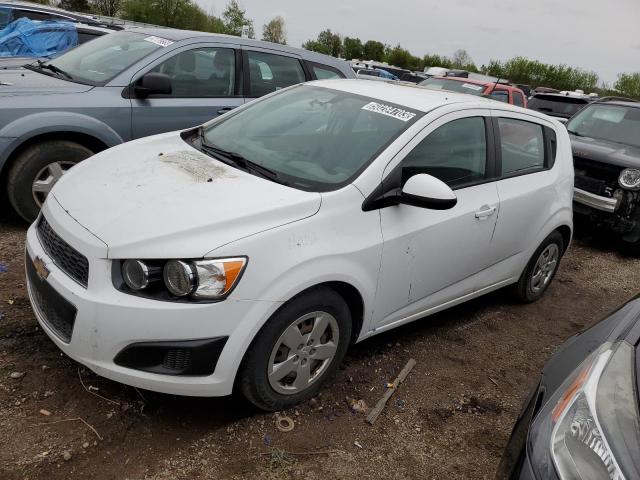 1G1JA6SH9F4121806 - 2015 CHEVROLET SONIC LS WHITE photo 1