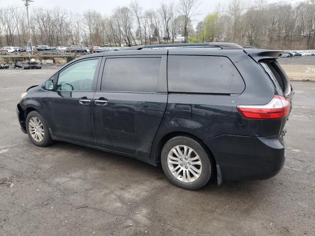 5TDYK3DC7GS756046 - 2016 TOYOTA SIENNA XLE BLACK photo 2