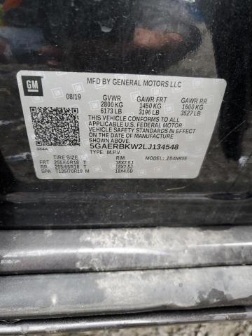 5GAERBKW2LJ134548 - 2020 BUICK ENCLAVE ESSENCE 黑色 照片 13