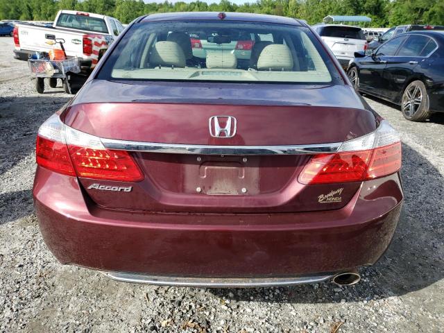 1HGCR2F80FA123202 - 2015 HONDA ACCORD EXL MAROON photo 6