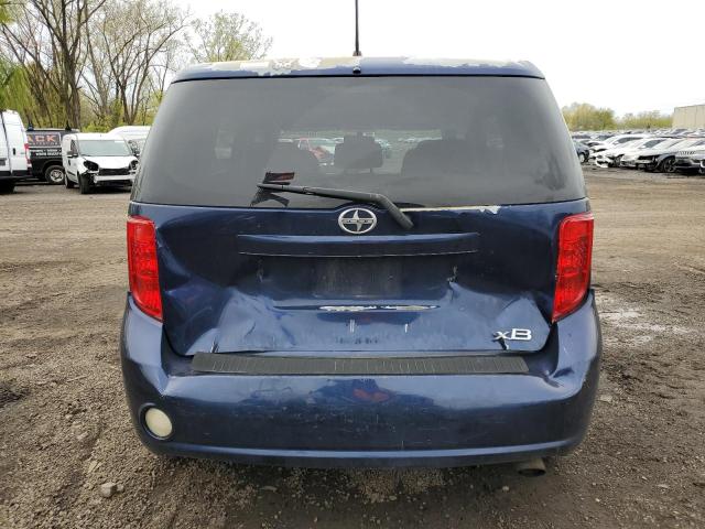 JTLKE50E481059517 - 2008 TOYOTA SCION XB BLUE photo 6
