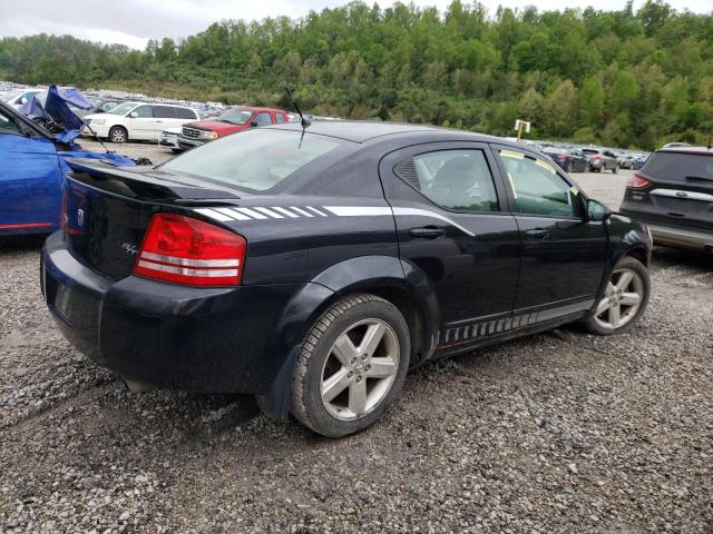 1B3LD76M58N673001 - 2008 DODGE AVENGER R/T BLACK photo 3