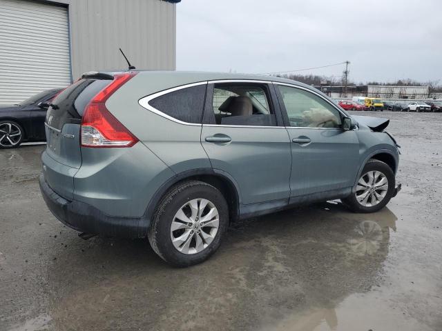 JHLRM4H59CC017792 - 2012 HONDA CR-V EX TEAL photo 3