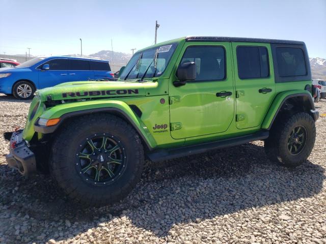 1C4HJXFN4JW240226 - 2018 JEEP WRANGLER RUBICON GREEN photo 1